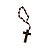 Colar em Madeira - Crucifixo - 60x12 - Imagem 2