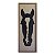 Quadro Artesanal de 100x35cm, em Alto Relevo de Madeira - fundo de Tecido - Tema: Cabeça de Cavalo - Imagem 10