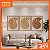 Kit de 3 Quadros Artesanal em Madeira - Concha (80x60cm) - Imagem 1