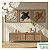 Kit de 3 Quadros Alto Relevo em madeira 60x60cm - Tartaruga - Imagem 1