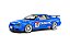 Nissan Skyline GT-R (R34) Streetfighter Tributo Calsonic 2000 Azul 1:18 Solido - Imagem 1