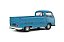 Volkswagen Kombi T2 Pick Up 1968 Azul Petróleo 1:18 Solido - Imagem 2