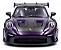 Miniatura Porsche 911 Gt3 Rs Weissach Package 1:18 Solido Violeta-escuro - Imagem 4