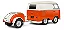Volkswagen Kool Kombi T1 1950 Laranja 1:18 Solido - Imagem 2