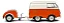 Volkswagen Kool Kombi T1 1950 Laranja 1:18 Solido - Imagem 5