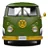 Volkswagen Kool Kombi T1 1950 Army Fighter 1:18 Solido - Imagem 3