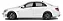 Miniatura Mercedes Benz C63 Amg 2007 Branco 1:18 Gt Spirit - Imagem 5