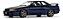Nissan Skyline GT-R (BNR32) 1993 Azul 1:18 OttOmobile - Imagem 1