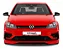 Volkswagen Golf 7.5 R 2018 Vermelho 1:18 OttOmobile - Imagem 3