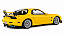 Mazda Rx7 Type Rs (fd3rs) Tributo Initial D 1999 Amarelo 1:18 Solido - Imagem 2