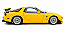 Mazda Rx7 Type Rs (fd3rs) Tributo Initial D 1999 Amarelo 1:18 Solido - Imagem 5