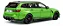 BMW M3 (G81) Touring M Performance 2024 Verde 1:18 Solido - Imagem 2