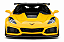 Chevrolet Corvette C7 ZR1 2019 Amarelo 1:18 Autoart - Imagem 3