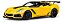 Chevrolet Corvette C7 ZR1 2019 Amarelo 1:18 Autoart - Imagem 1