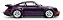 Porsche 911 (964) Turbo 1993 Violeta 1:18 Solido - Imagem 5