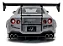 Nissan GTR (R35) Liberty Walk e Boneco Kato San 1:18 Solido Cinza - Imagem 4