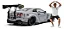 Nissan GTR (R35) Liberty Walk e Boneco Kato San 1:18 Solido Cinza - Imagem 2