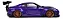 Nissan GT-R (R35) Liberty Walk Body Kit 2.0 2022 Purple Zilla 1:18 Solido - Imagem 5