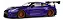 Nissan GT-R (R35) Liberty Walk Body Kit 2.0 2022 Purple Zilla 1:18 Solido - Imagem 1