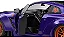 Nissan GT-R (R35) Liberty Walk Body Kit 2.0 2022 Purple Zilla 1:18 Solido - Imagem 8