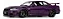 Nissan Skyline (R34) GT-R Z Tune 1999 Midnight Purple 1:18 Solido - Imagem 1