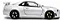 Nissan Skyline (R34) GT-R Z Tune 1999 Prata 1:18 Solido - Imagem 5