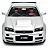 Nissan Skyline (R34) GT-R Z Tune 1999 Prata 1:18 Solido - Imagem 3