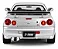 Nissan Skyline (R34) GT-R Z Tune 1999 Prata 1:18 Solido - Imagem 4