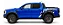Ford Ranger Raptor 2024 Azul 1:18 Solido - Imagem 5