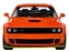 Dodge Challenger R/T Scat Pack Widebody General Lee 2023 Tributo Os Gatões 1:18 Solido - Imagem 3