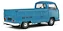 Volkswagen Kombi T2 Pick Up 1968 Azul 1:18 Solido - Imagem 2