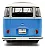 Volkswagen Kombi (Corujinha) T1 1962 Azul 1:18 Solido - Imagem 4