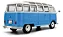 Volkswagen Kombi (Corujinha) T1 1962 Azul 1:18 Solido - Imagem 2