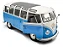 Volkswagen Kombi (Corujinha) T1 1962 Azul 1:18 Solido - Imagem 5