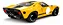 Ford GT40 MK1 1968 Amarelo 1:18 Solido - Imagem 2