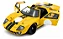 Ford GT40 MK1 1968 Amarelo 1:18 Solido - Imagem 6