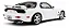Mazda RX7 FD Type RS 1994 Branco 1:18 Solido - Imagem 2
