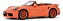 Porsche 911 Turbo S Cabriolet BRABUS 900 2024 Peetch Pink 1:18 GT Spirit - Imagem 1