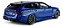 BMW M5 Touring 2024 Azul 1:18 Solido - Imagem 2