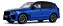 BMW X5 M Competition 2023 Azul 1:18 GT Spirit - Imagem 1