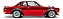 Nissan Skyline GTR (C10) Hakosuka 1970 Vermelho 1:18 Solido - Imagem 5