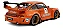 Porsche 911 (993) RWB Jägermeister 2020 Laranja 1:18 Solido - Imagem 2
