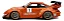 Porsche 911 (993) RWB Jägermeister 2020 Laranja 1:18 Solido - Imagem 5