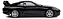 Toyota Supra Mk4 (a80) 1993 Preto 1:18 Solido - Imagem 5