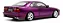 BMW 850 (E31) Csi CSI 1992 Violeta Daytona 1:18 Solido - Imagem 2