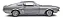 Mustang Shelby Gt500 Fastback 1967 Cinza 1:18 Solido - Imagem 6