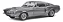 Mustang Shelby Gt500 Fastback 1967 Cinza 1:18 Solido - Imagem 1