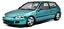 Honda Civic Sir Vti B20 (EG6) 1991 1:18 Solido Verde - Imagem 1