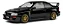 Subaru Impreza 22b STI 1998 Preto 1:18 Solido - Imagem 1