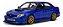 Subaru Impreza WRX STI 2006 Azul 1:24 Welly - Imagem 1